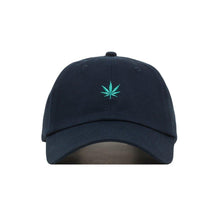 Load image into Gallery viewer, Embroidered Marijuana Weed Leafy Dad Hat - Baseball Cap / Baseball Hat