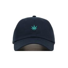Load image into Gallery viewer, Embroidered Marijuana Weed Leafy Dad Hat - Baseball Cap / Baseball Hat